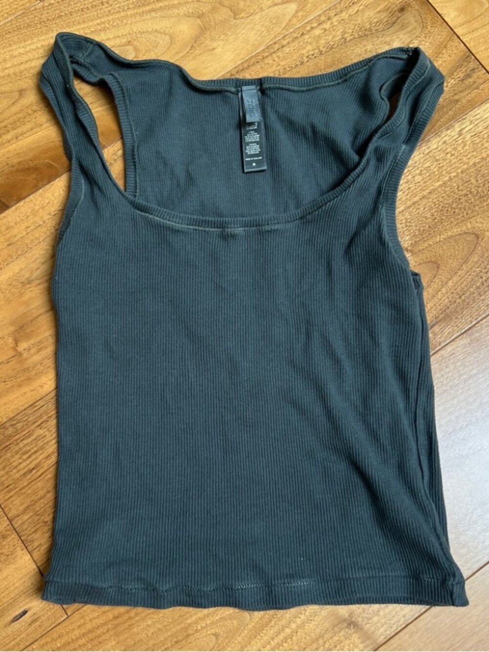 SKIMS  Ribbed Cotton-Jersey Tank Top